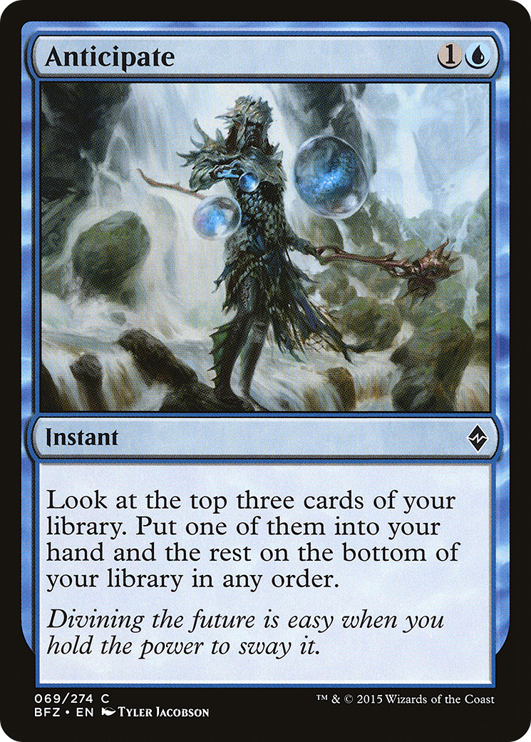 Anticipate (069) Foil - Battle for Zendikar
