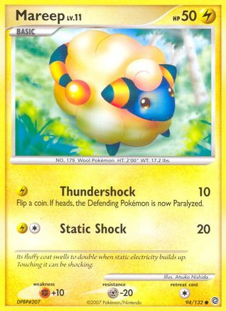Mareep (94) Reverse Holofoil - Secret Wonders
