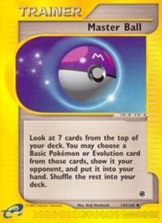 Master Ball (143) Reverse Holofoil - Expedition