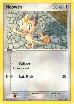 Meowth (69) Reverse Holofoil - FireRed & LeafGreen