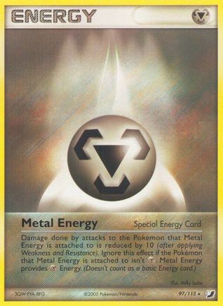 Metal Energy (Special) (97) Reverse Holofoil - Unseen Forces