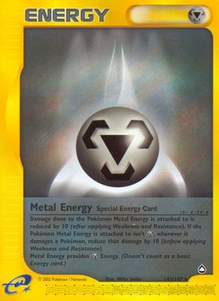 Metal Energy (143) Reverse Holofoil - Aquapolis