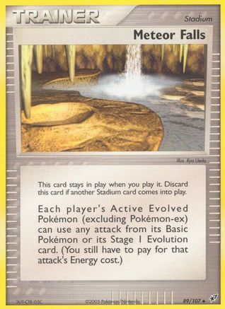 Meteor Falls (89) Reverse Holofoil - Deoxys