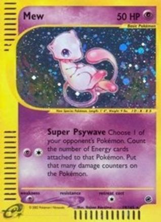 Mew (19) (19) Reverse Holofoil - Expedition