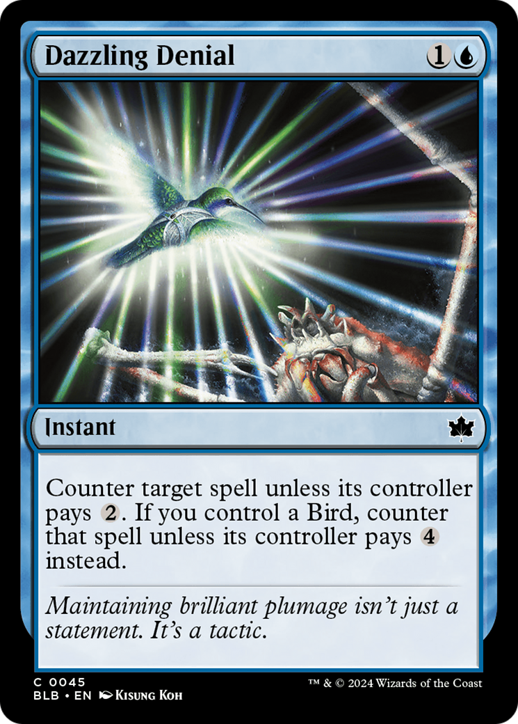 Dazzling Denial (045) Foil - Bloomburrow