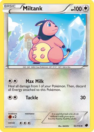 Miltank (93) Reverse Holofoil - Plasma Freeze