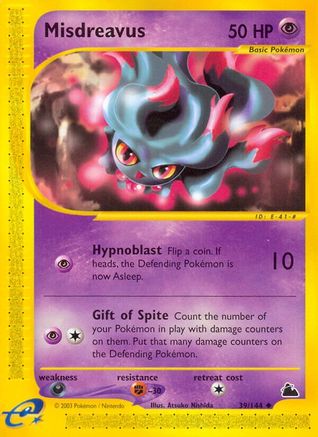 Misdreavus (39) Reverse Holofoil - Skyridge