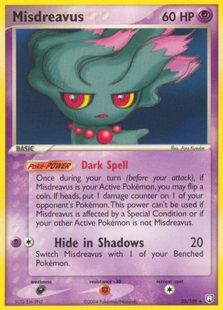 Misdreavus (25) Reverse Holofoil - Team Rocket Returns