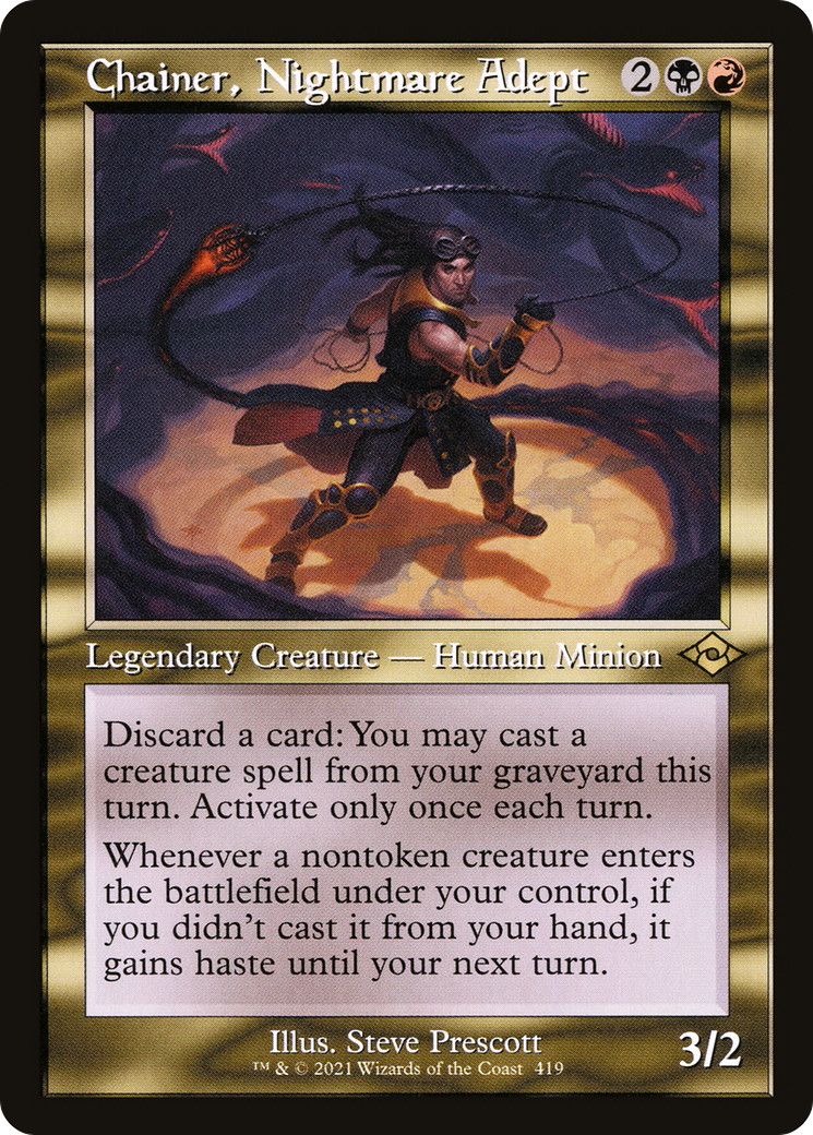 Chainer, Nightmare Adept (Retro) (419) - Modern Horizons 2