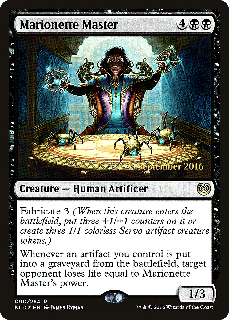 Marionette Master (90s) Foil - Kaladesh Promos