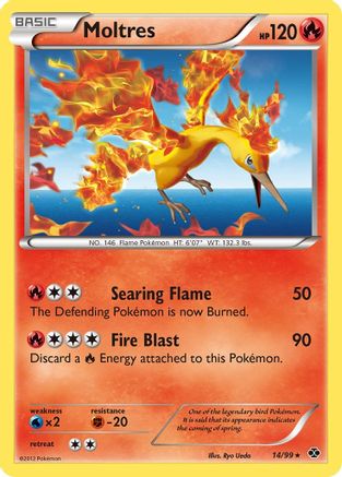 Moltres (14) Reverse Holofoil - Next Destinies