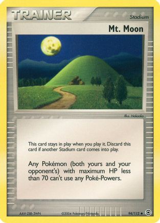 Mt. Moon (94) Reverse Holofoil - FireRed & LeafGreen