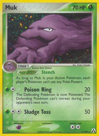 Muk (11) Reverse Holofoil - Legend Maker