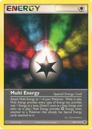 Multi Energy (103) Reverse Holofoil - FireRed & LeafGreen