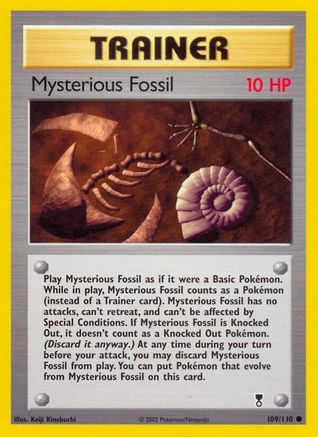 Mysterious Fossil (109) Reverse Holofoil - Legendary Collection
