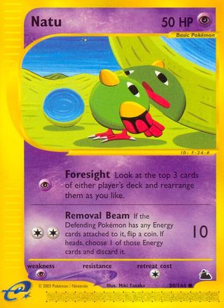 Natu (80) Reverse Holofoil - Skyridge