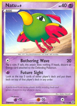 Natu (96) Reverse Holofoil - Secret Wonders