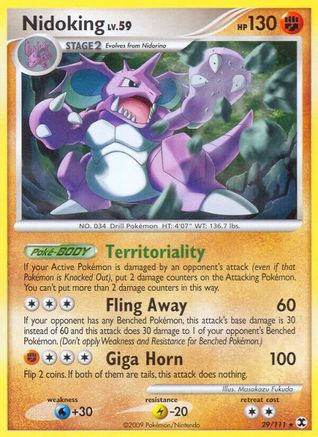 Nidoking (29) Reverse Holofoil - Rising Rivals
