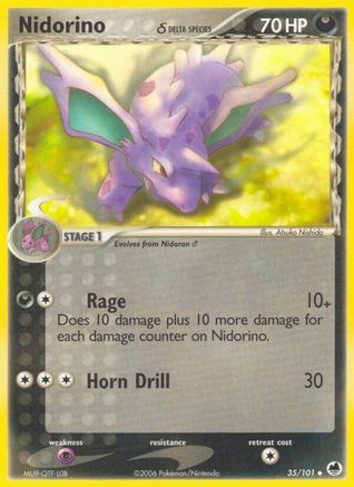 Nidorino (Delta Species) (35) Reverse Holofoil - Dragon Frontiers