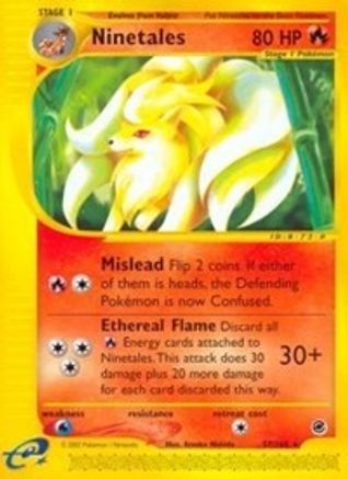 Ninetales (57) (57) Reverse Holofoil - Expedition