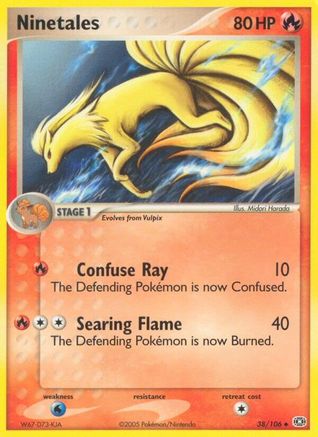 Ninetales (38) Reverse Holofoil - Emerald