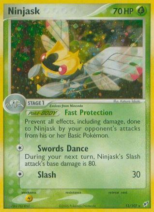 Ninjask (13) Reverse Holofoil - Deoxys