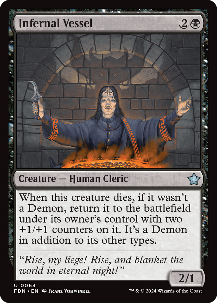 Infernal Vessel (063) Foil - Foundations