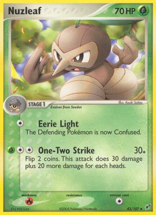 Nuzleaf (43) Reverse Holofoil - Deoxys