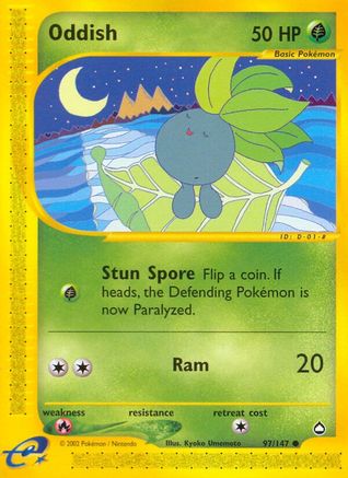 Oddish (97) Reverse Holofoil - Aquapolis