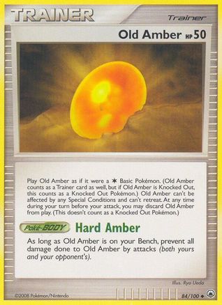 Old Amber (84) Reverse Holofoil - Majestic Dawn