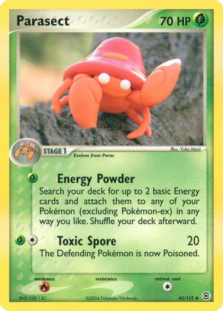 Parasect (43) Reverse Holofoil - FireRed & LeafGreen