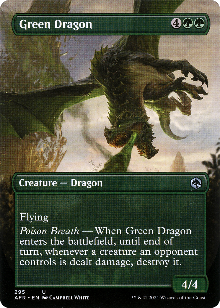 Green Dragon (Borderless) (295) - Adventures in the Forgotten Realms