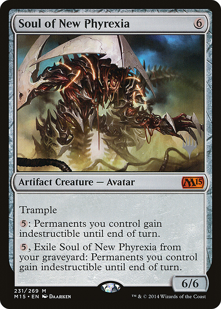 Soul of New Phyrexia (231p) Foil - Magic 2015 Promos