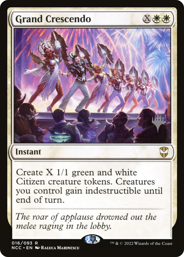 Grand Crescendo (16p) Foil - New Capenna Commander Promos