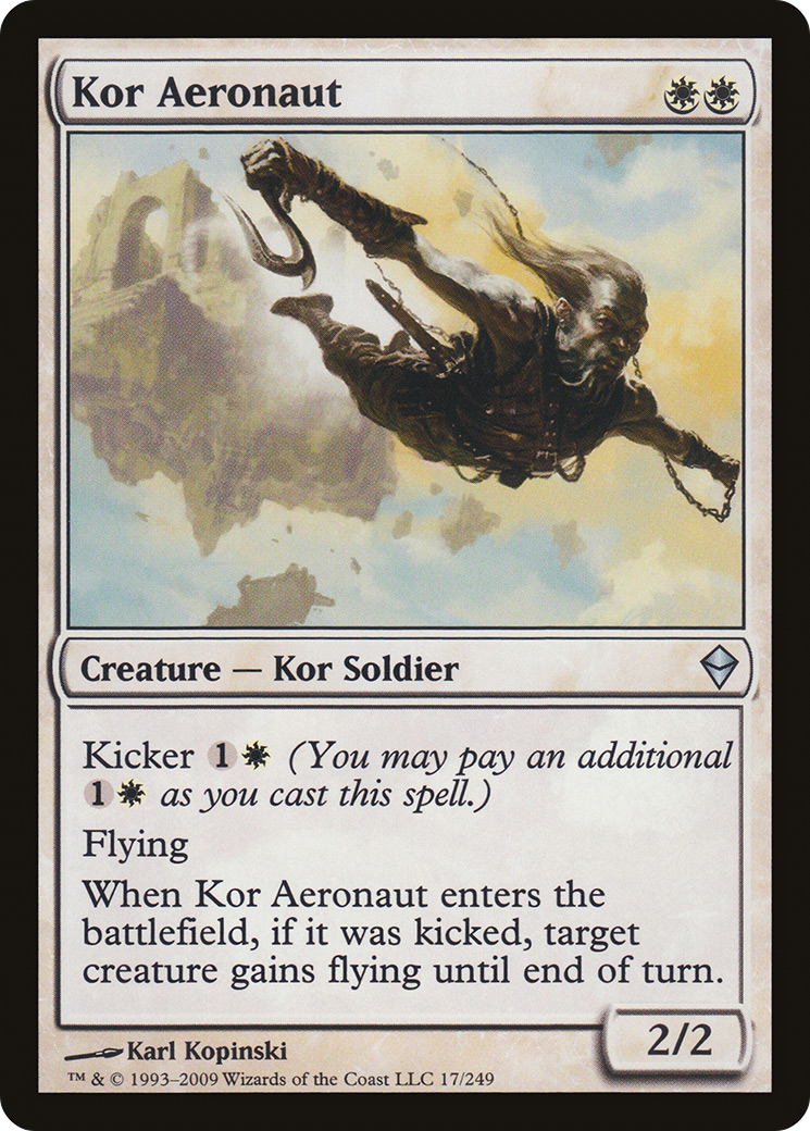 Kor Aeronaut (017) Foil - Zendikar