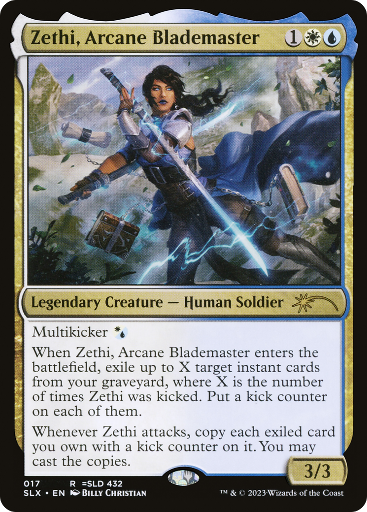 Zethi, Arcane Blademaster (017) - Universes Within