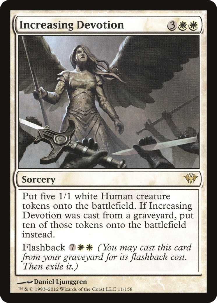 Increasing Devotion (011) Foil - Dark Ascension