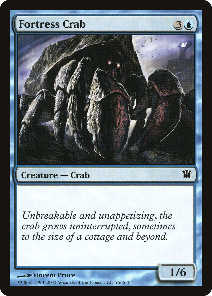 Fortress Crab (056) Foil - Innistrad