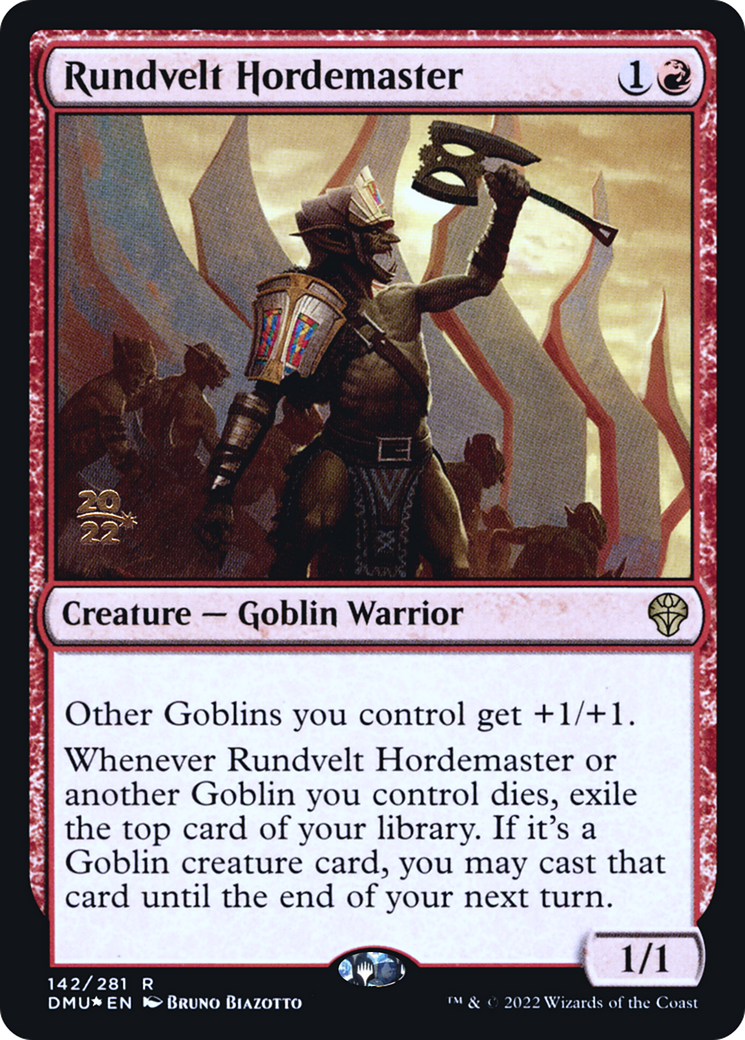 Rundvelt Hordemaster (142) Foil - Dominaria United Promos