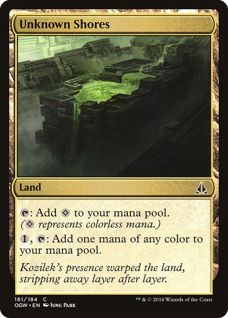 Unknown Shores (181) Foil - Oath of the Gatewatch