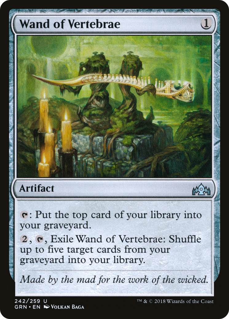 Wand of Vertebrae (242) Foil - Guilds of Ravnica