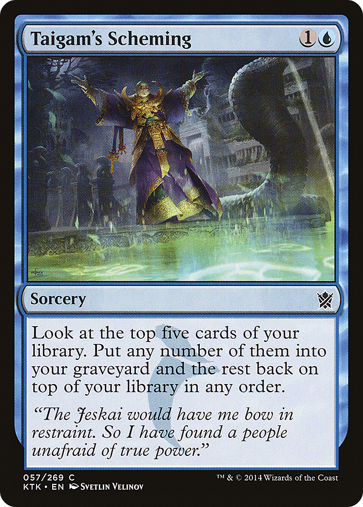 Taigam's Scheming (057) Foil - Khans of Tarkir