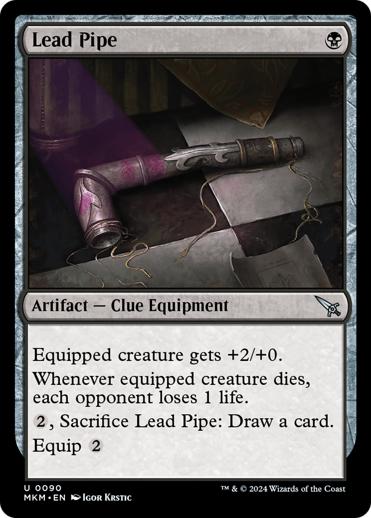 Lead Pipe (090) Foil - Murders at Karlov Manor