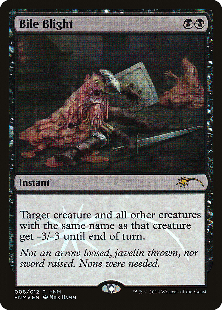 Bile Blight (008) Foil - Friday Night Magic 2014