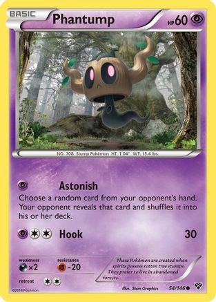 Phantump (54) Reverse Holofoil - XY Base Set