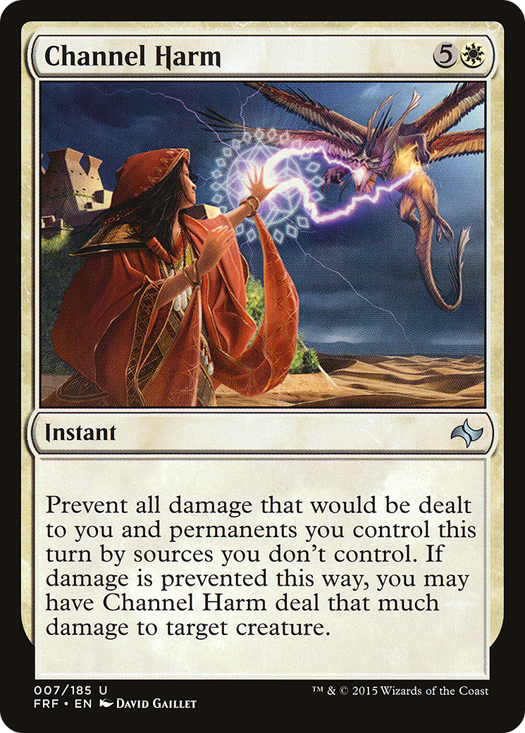 Channel Harm (007) Foil - Fate Reforged