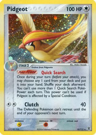 Pidgeot (10) Reverse Holofoil - FireRed & LeafGreen
