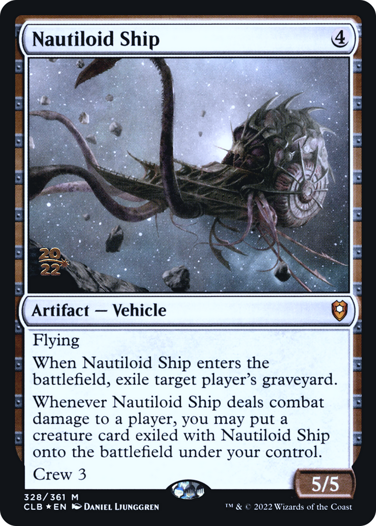 Nautiloid Ship (328) Foil - Battle for Baldur's Gate Promos