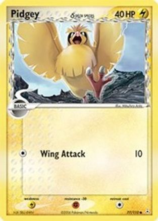 Pidgey (Delta Species) (77) Reverse Holofoil - Holon Phantoms