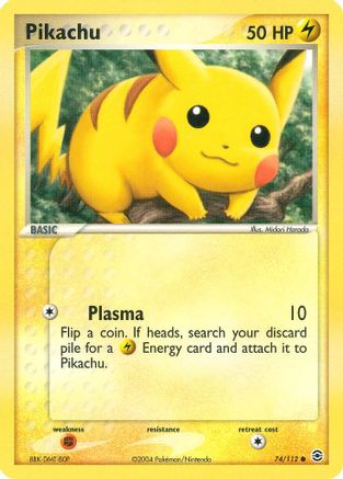 Pikachu (74) Reverse Holofoil - FireRed & LeafGreen